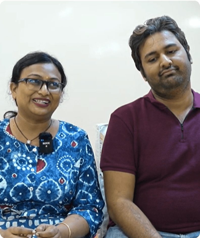 Amrita and Pratik's testimonial